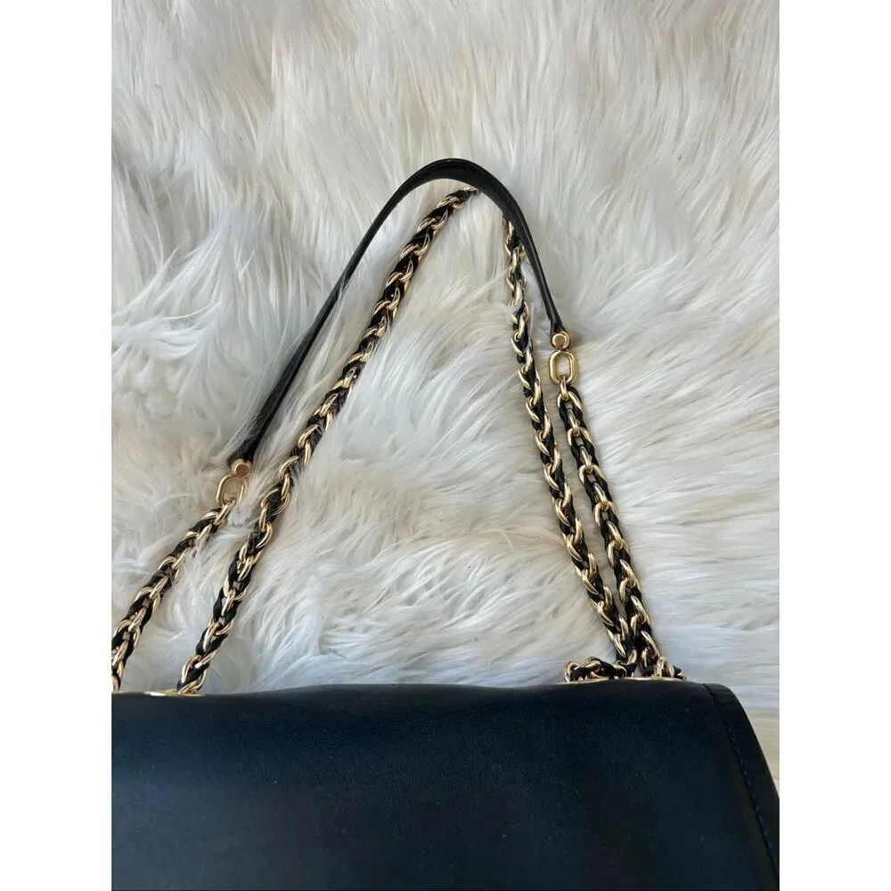 Michael Kors Parker Extra-Large Leather Shoulder Bag black stylish shoulder bag